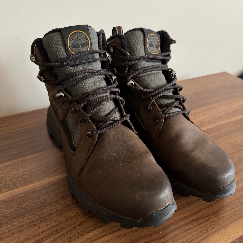 Timberland Treeline Men's Brown Green Waterproof Hiking Boots
